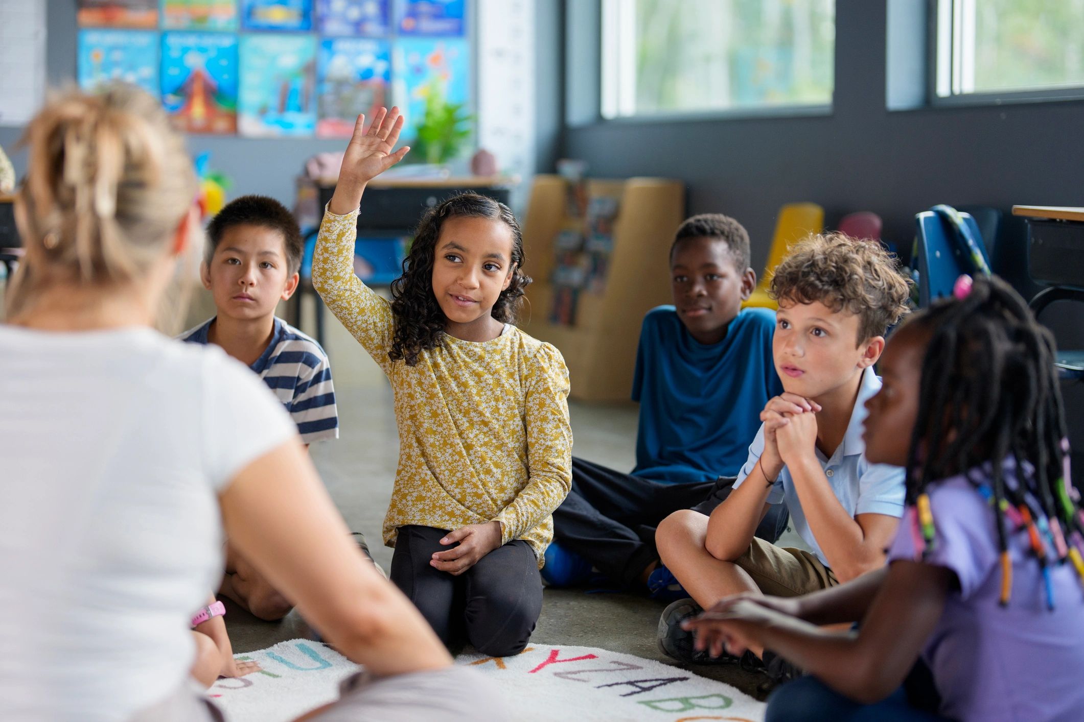 students in classroom